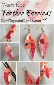 Alibaba.com offers 1,832 diy feather earrings products. Washi Tape Feather Earrings Easy Diy Craft