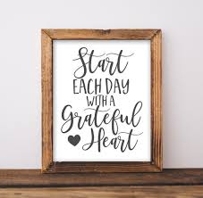 Printable Wall Art Start Each Day With
