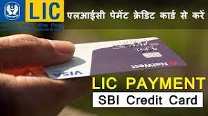 lic payment on sbi credit card