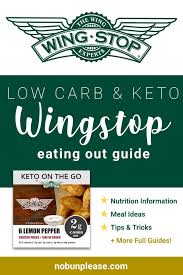 Eating Keto At Wingstop Low Carb Options Nutrition No