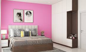 Pink Two Colour Combination For Bedroom