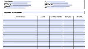 Resume Templates Sample Export Invoice Format Of In Excel For