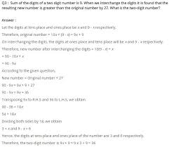 Class 8 Maths Linear Equation