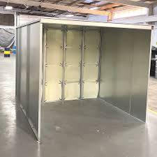 paint booth types open face paint booths