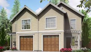 Narrow Lot Duplex House Plan 8185lb