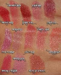 mac cosmetics cremesheen lipsticks