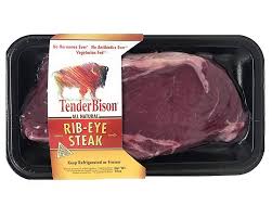 bison ribeye steaks 10 oz 4 count