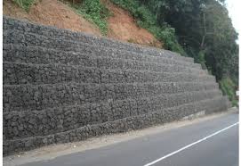 Gabion Retaining Wall At Nh 47