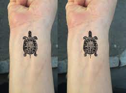 Turtle tattoo print - Etsy France