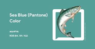 sea blue pantone color hex code is