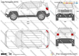 jeep renegade vector drawing