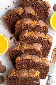 Dark Chocolate Orange Loaf Cake gambar png
