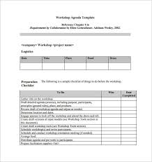 Workshop Agenda Template Microsoft Word Agenda Template 24 Free Word