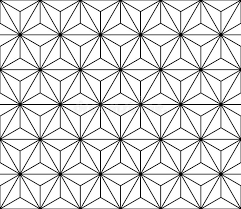 Vector Modern Seamless Sacred Geometry Pattern Black And White  gambar png