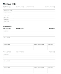 Meeting Minutes Template Doc Agenda Word Staff And Sample