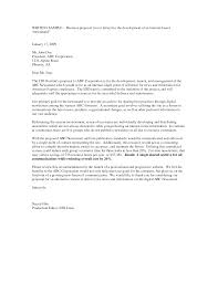 Cover Letter Business Proposal News