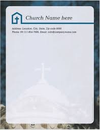 While you may be tempted to have a watermark image of jesus's crucifixion or the image of jesus with thorns around his head, try to avoid this. 5 Best Ms Word Church Letterhead Templates Word Excel Templates