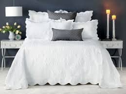 bianca shayla white bedspread set in