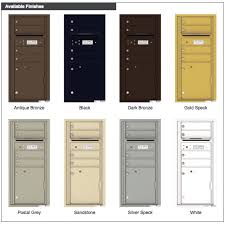 4 Tenant Doors With 1 Parcel Locker And