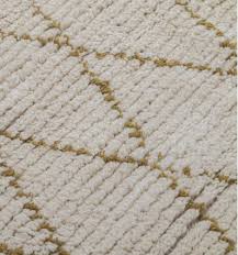 berber carpet ecru wool with diamonds