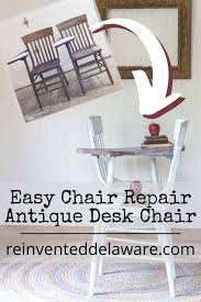 easy chair seat repair antique