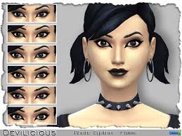 the sims resource gothic eyeliner 7 in 1