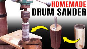 diy drum sander for drill press quick