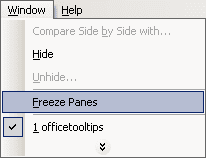 how to freeze columns and rows