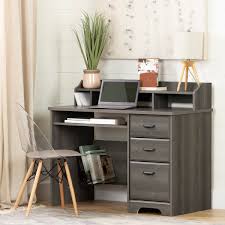 A computer hutch desk works just like any other desk except it comes with an extension on top of the work surface. Versa Computer Desk With Hutch Desk Home Office Furniture Products South Shore Furniture Us Furniture For Sale Designed And Manufactured In North America