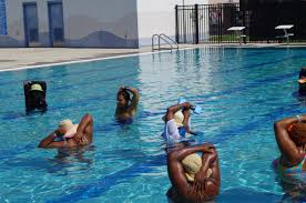 heat and stay fit with water aerobics