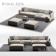 poliform bristol sofa composition