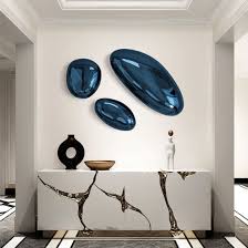 Metal Wall Living Room Decor Water Drop