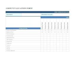 Annual Employee Review Form Templates Design Template Sheet