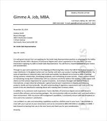 11 Sales Cover Letter Templates Free Sample Example Format