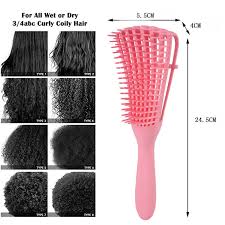 Quick, easy and painless detangling; Detangling Hair Brush 4c Curly Hair Detangler Brush Hair Wet Thick Kinky Hair Adjust Hair Brush Scalp Massage Detangle Hairbrush Combs Aliexpress