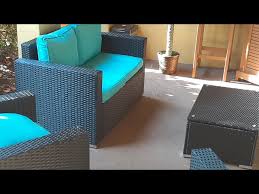 Outdoor Wicker Sofa Set By Peachtree