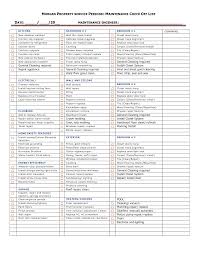 Professional Home Inspection Checklist Business Form
