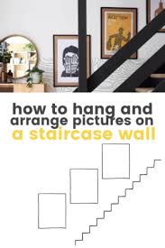 See the picture above for more clarification. Staircase Gallery Wall How To Hang And Arrange Art Grillo Designs