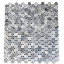 penny round mosaic tile polished