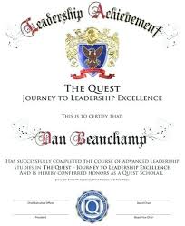 Leadership Award Certificate Template Training Free