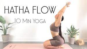10 minute hatha yoga flow to feel