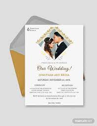 15 photo wedding invitations psd