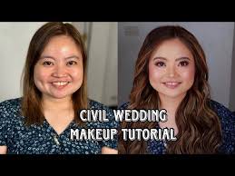 civil wedding make up tutorial makeup
