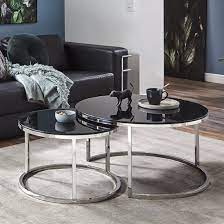 Glass Coffee Tables With Chrome Legs