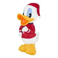 Donald Duck With Santa Suit Inflatable