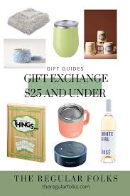 gift guide for the gift exchange 25