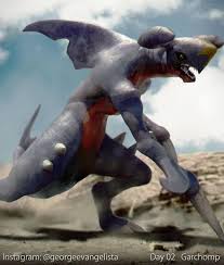 Have more fun and gain more game skills right now. Garchomp Awesome Art By Georgeevangelista Follow My Partner Art Pokemon Art Cool Art