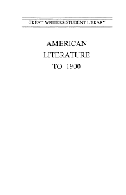 great writers student library lewis leary auth american great writers student library lewis leary auth american literature to 1900 palgrave macmillan uk 1980 21l 006 american literature studocu