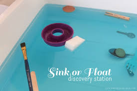 sink or float discovery station mama