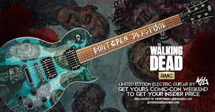 walking dead sweepstakes guitar